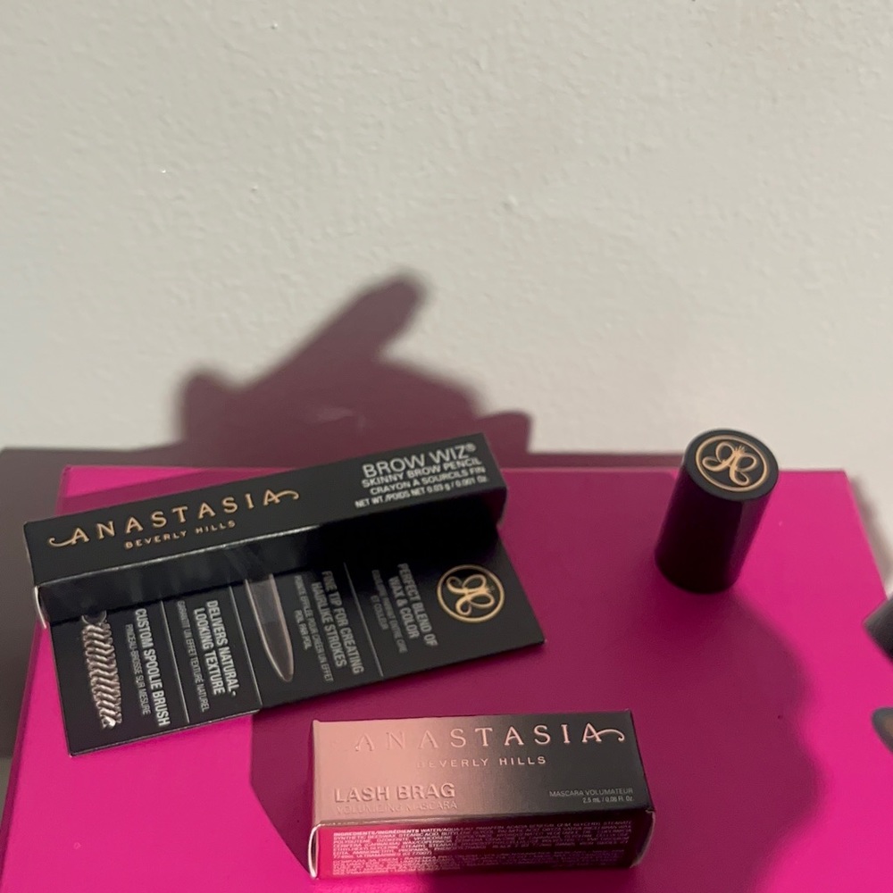 NWT: Anastasia brow Makeup, lipstick and mascara
